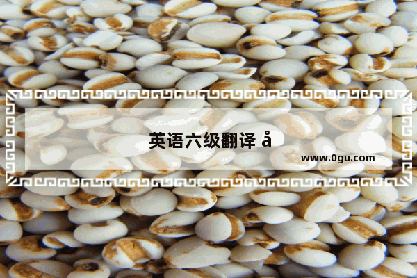 英语六级翻译 国粹怎么写