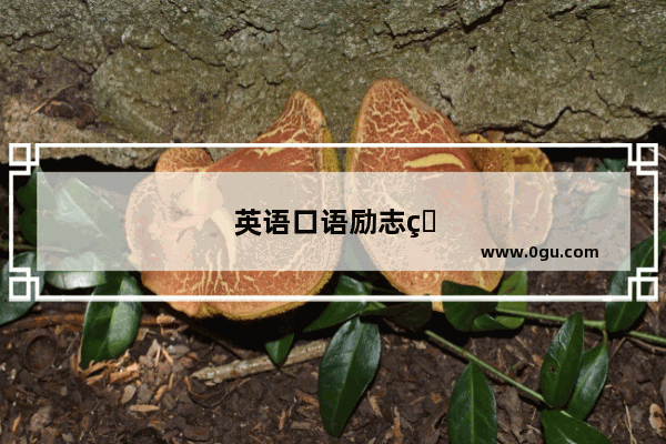 英语口语励志短文