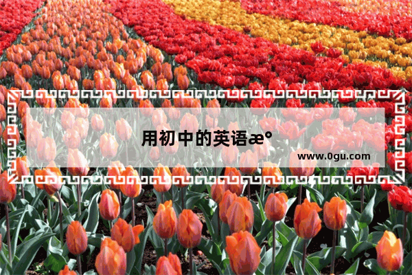 用初中的英语水平去参加高考会考得怎么样