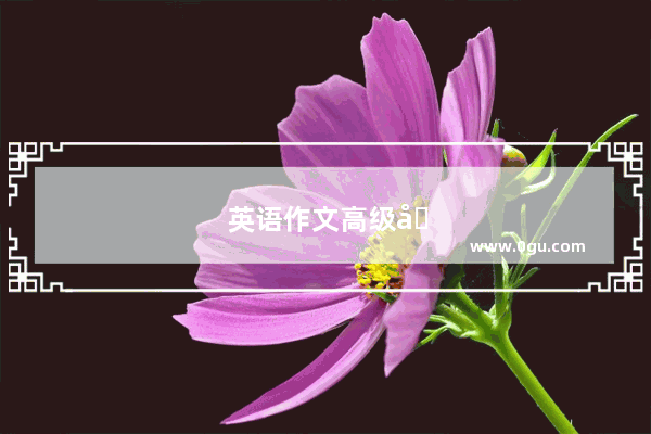 英语作文高级副词形容词