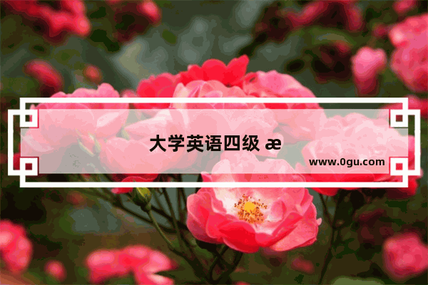 大学英语四级 是全国统一试卷吗