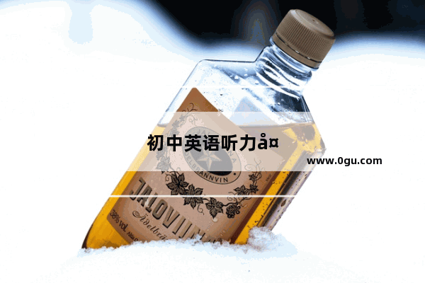 初中英语听力天津版答案解析