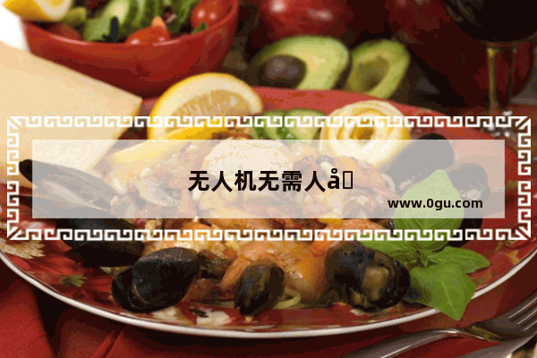 无人机无需人员驾驶的是吗