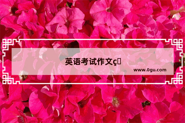英语考试作文用什么字体？