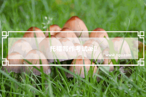 托福写作考试怎么设置