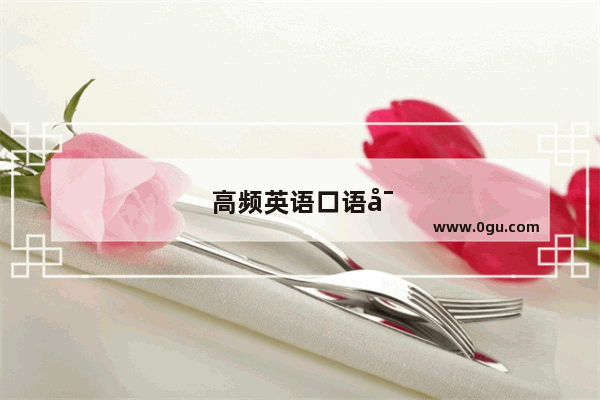 高频英语口语对话训练