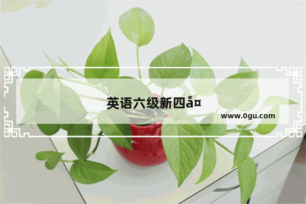 英语六级新四大发明