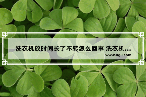 洗衣机放时间长了不转怎么回事 洗衣机不转怎么办