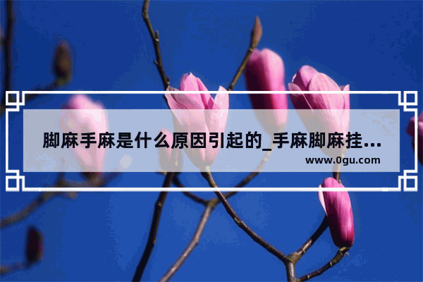 脚麻手麻是什么原因引起的_手麻脚麻挂什么科 应该如何治疗