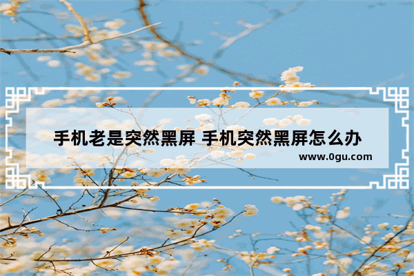 手机老是突然黑屏 手机突然黑屏怎么办