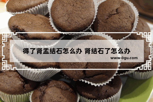 得了肾盂结石怎么办 肾结石了怎么办