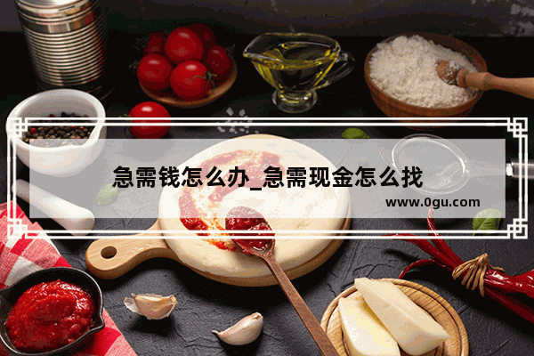 急需钱怎么办_急需现金怎么找