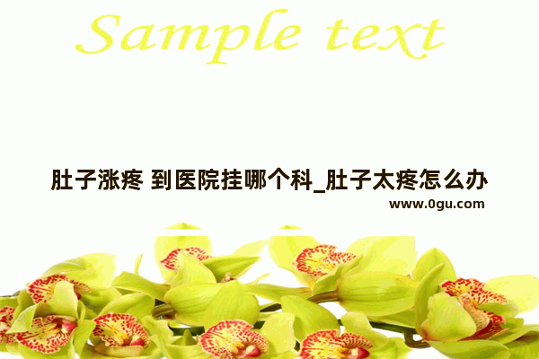 肚子涨疼 到医院挂哪个科_肚子太疼怎么办