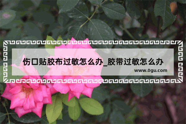伤口贴胶布过敏怎么办_胶带过敏怎么办