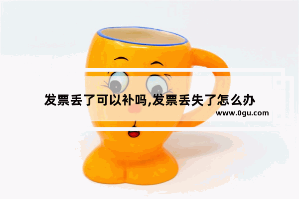 发票丢了可以补吗,发票丢失了怎么办