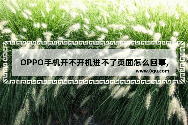 OPPO手机开不开机进不了页面怎么回事,手机打不开怎么办oppo