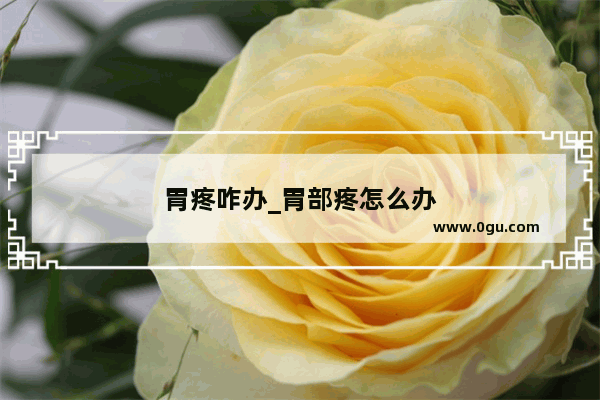 胃疼咋办_胃部疼怎么办