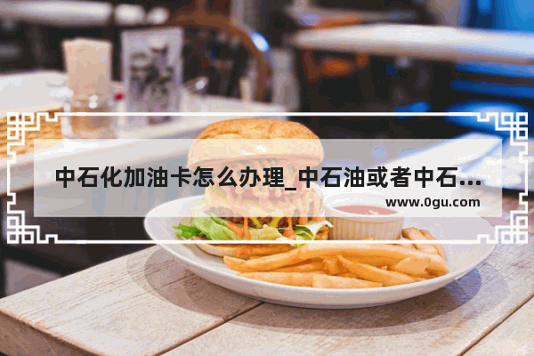 中石化加油卡怎么办理_中石油或者中石化油卡怎么开