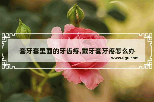 套牙套里面的牙齿疼,戴牙套牙疼怎么办
