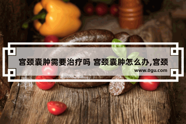 宫颈囊肿需要治疗吗 宫颈囊肿怎么办,宫颈纳囊怎么办