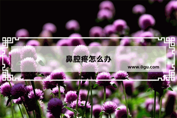 鼻腔疼怎么办