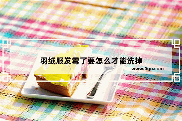 羽绒服发霉了要怎么才能洗掉
