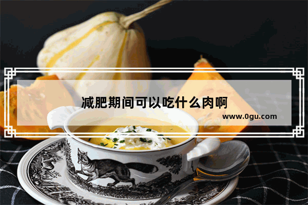 减肥期间可以吃什么肉啊
