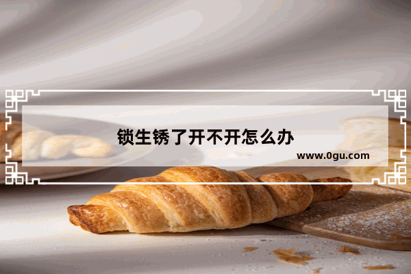 锁生锈了开不开怎么办