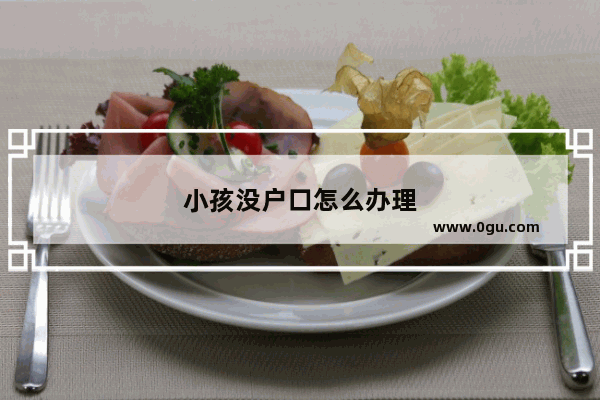 小孩没户口怎么办理
