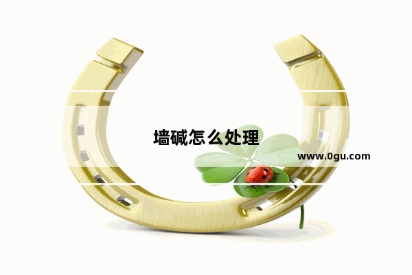 墙碱怎么处理