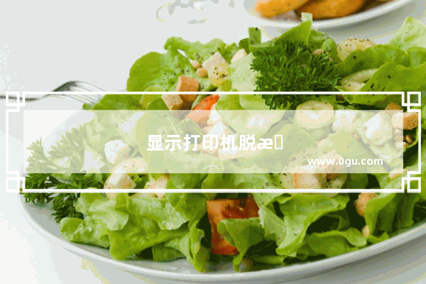 显示打印机脱机怎么办?