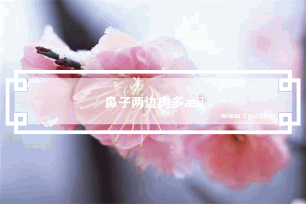 鼻子两边肉多怎么减