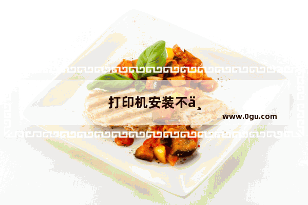 打印机安装不上怎么办?