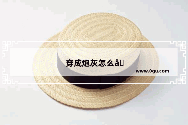 穿成炮灰怎么办百度网盘