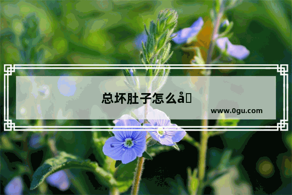 总坏肚子怎么办
