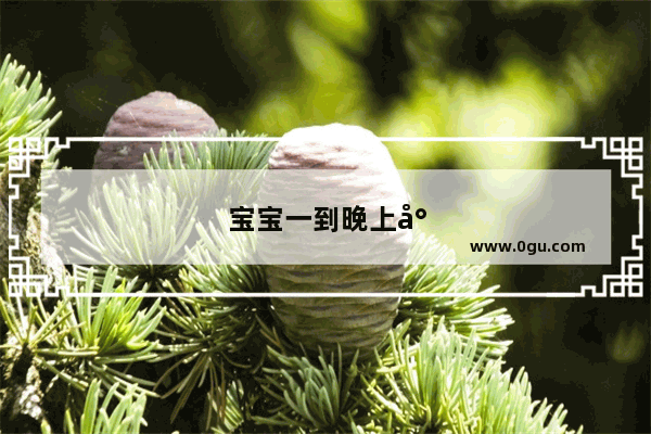 宝宝一到晚上就发烧怎么办