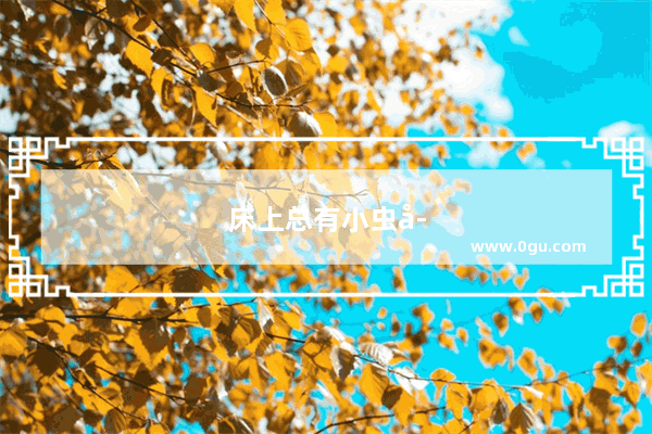 床上总有小虫子怎么办