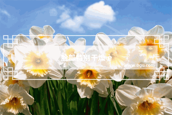 脸部特别干燥 补水也没用 还有很多小伤口 洗脸时会疼 怎么办