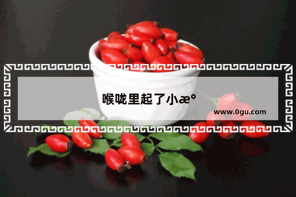 喉咙里起了小水泡怎么回事 是不是有一些非常适合的治疗措施呐