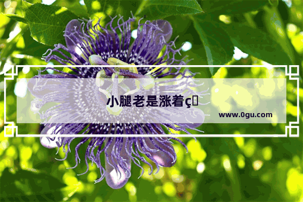 小腿老是涨着疼是怎么回事