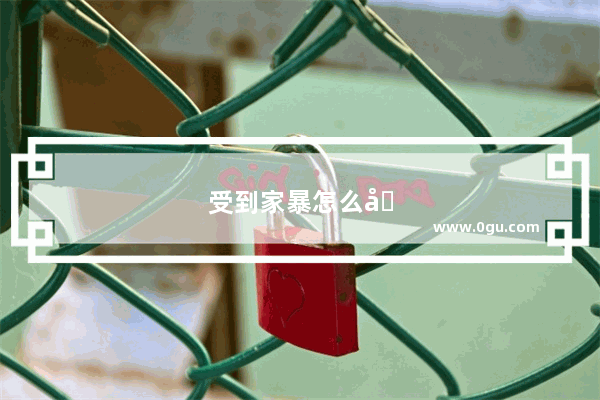 受到家暴怎么办