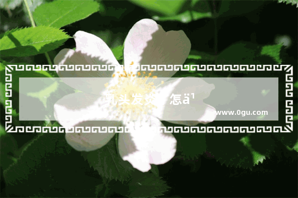 乳头发炎了怎么办