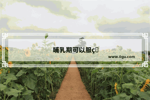 哺乳期可以服用猴耳环消炎片吗