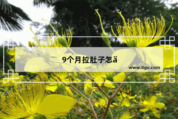 9个月拉肚子怎么办最快的方法
