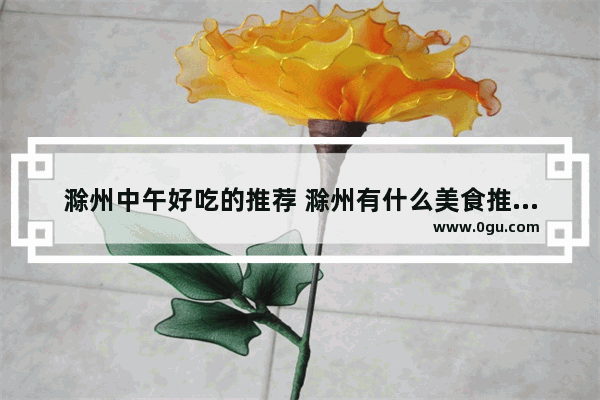 滁州中午好吃的推荐 滁州有什么美食推荐的店铺