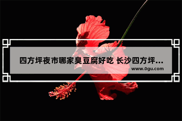 四方坪夜市哪家臭豆腐好吃 长沙四方坪夜市美食推荐哪家好吃一点的