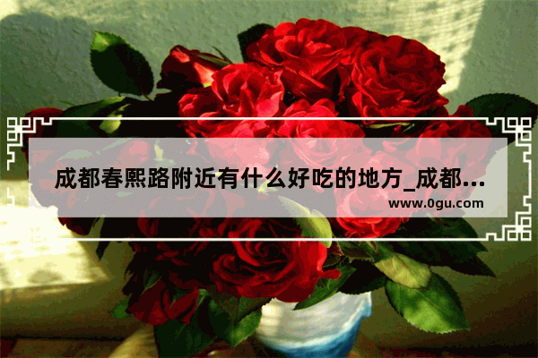 成都春熙路附近有什么好吃的地方_成都春熙路美食攻略