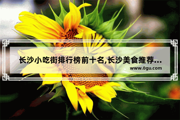 长沙小吃街排行榜前十名,长沙美食推荐排名前十店铺有哪些