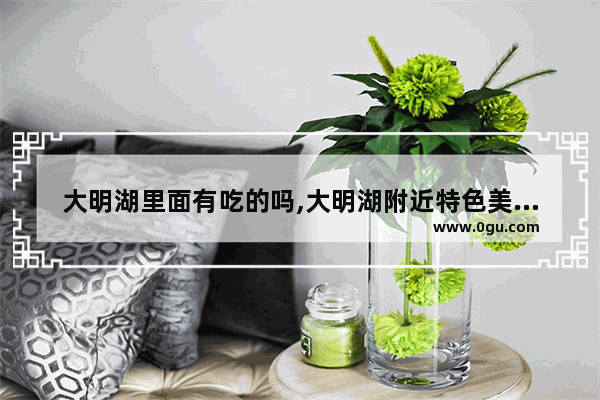 大明湖里面有吃的吗,大明湖附近特色美食推荐店有哪些地方好玩的景点