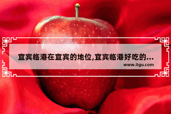 宜宾临港在宜宾的地位,宜宾临港好吃的美食推荐店铺在哪里